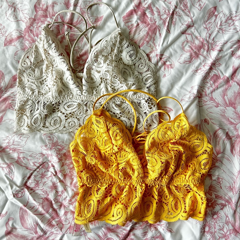 Victorias Secret Pink bralettes